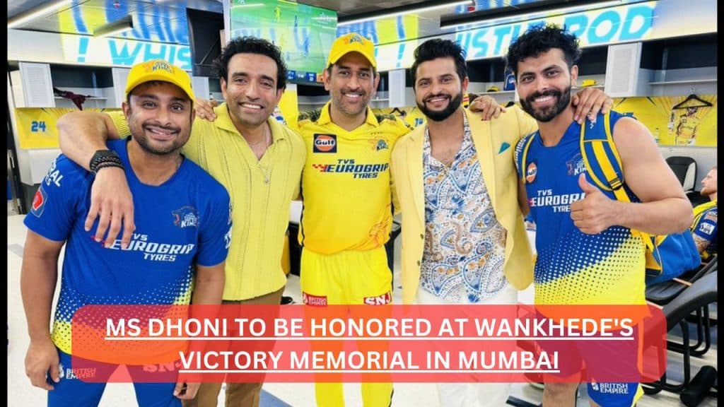 Ms Dhoni To Be Honored At Wankhedes Victory Memorial In Mumbai Latest Cricket News Of Today India 0087