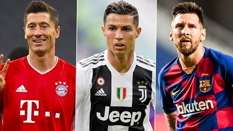 Best FIFA Men’s Player of the Year: Finalists Cristiano Ronaldo, Lionel Messi and Robert Lewandowski