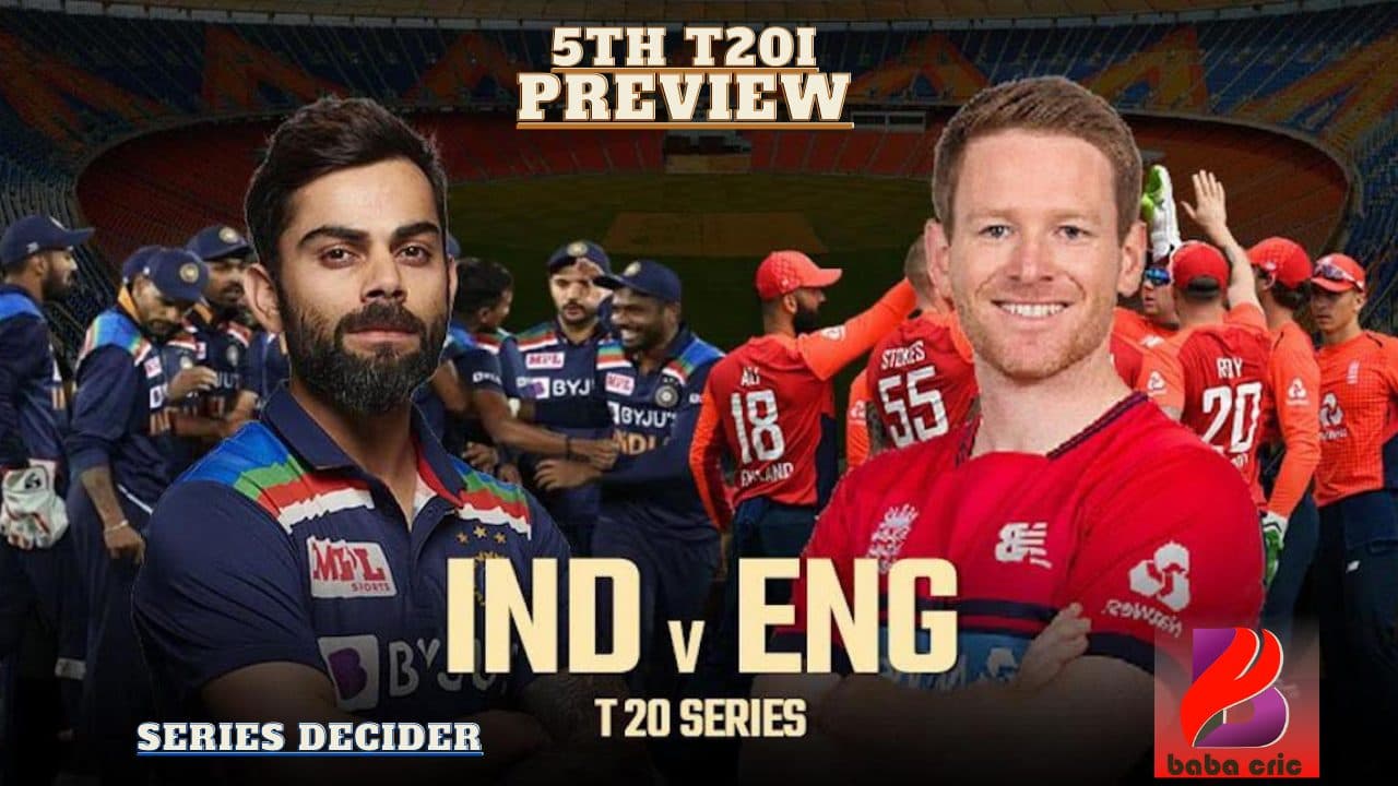 IND vs ENG 5th T20I: Dream11 Team Prediction & Latest Team News