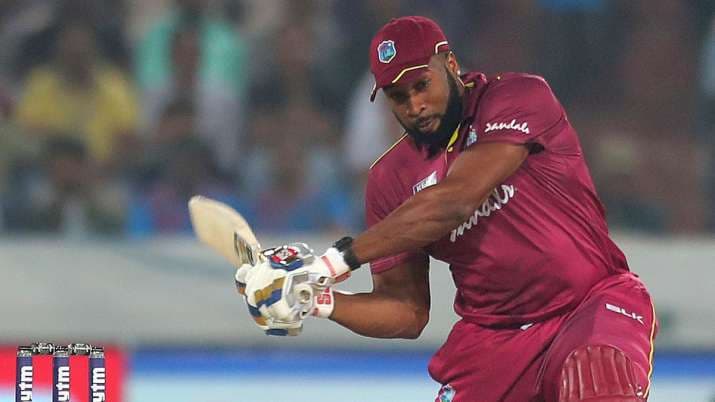 Windies Skipper Pollard smashed 6 sixes in an over