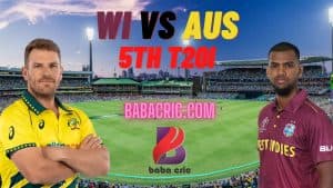 WI vs AUS 5th T20I