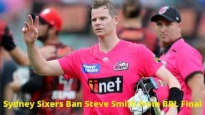 Ban Steve from BBL Final