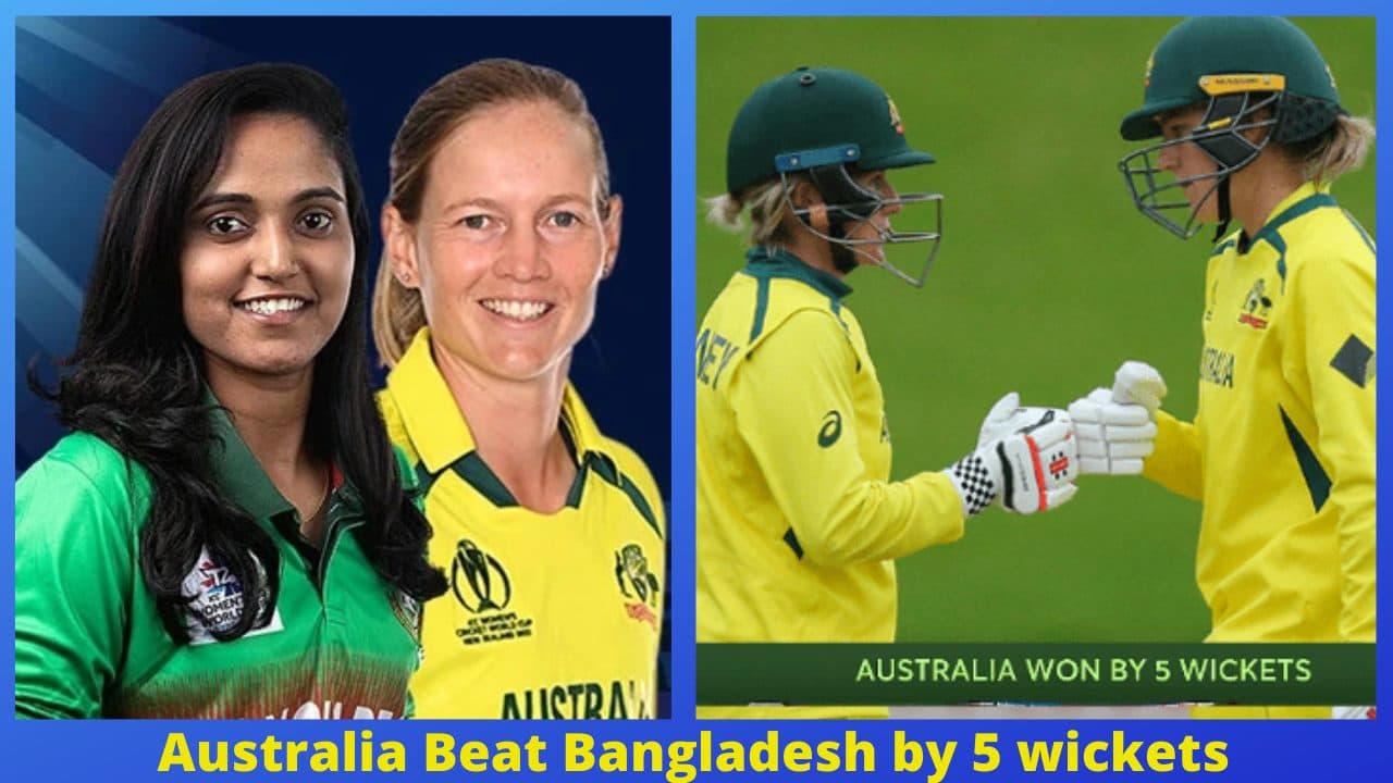 AUSW vs BANW: Australia Beat Bangladesh by 5 wickets