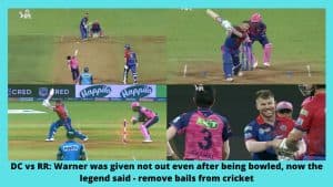 DC vs RR: Warner was given not out even after being bowled, now the legend said - remove bails from cricket
