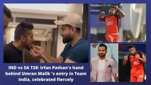 IND vs SA T20 Irfan Pathan's hand behind Umran Malik 's entry in Team India, celebrated fiercely