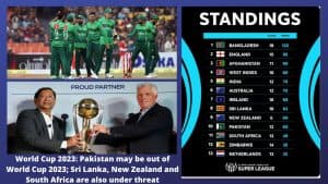 World Cup 2023 Pakistan may be out of World Cup 2023; Sri Lanka, New Zealand and South Africa are also under threat
