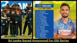 SL ODIs Squad
