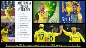 Australia XI 1st ODI
