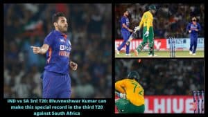 IND vs SA 3rd T20 Bhuvneshwar Kumar can make this special record in the third T20 against South Africa