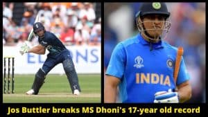 Jos Buttler breaks MS Dhoni's 17-year old record