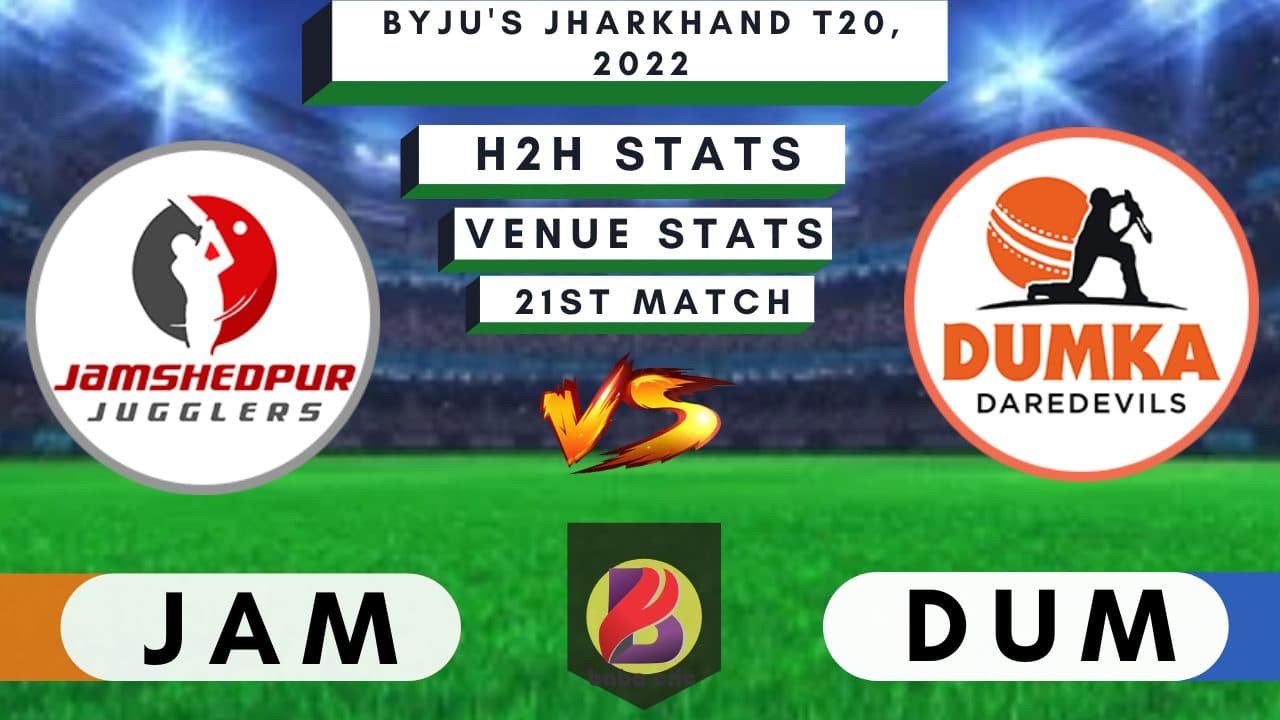 JAM vs DUM Dream11 Prediction Today With Playing XI, Pitch Report & Players Stats