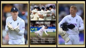 Sam England's Test Squad