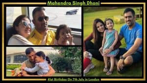 MS Dhoni 41st Birthday