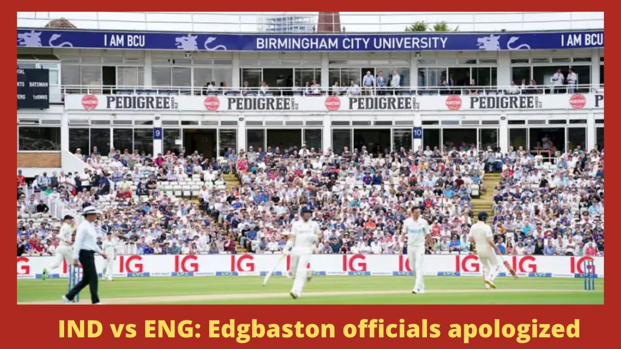 IND vs ENG: Edgbaston officials apologized, and Indian fans became victims of racial remarks