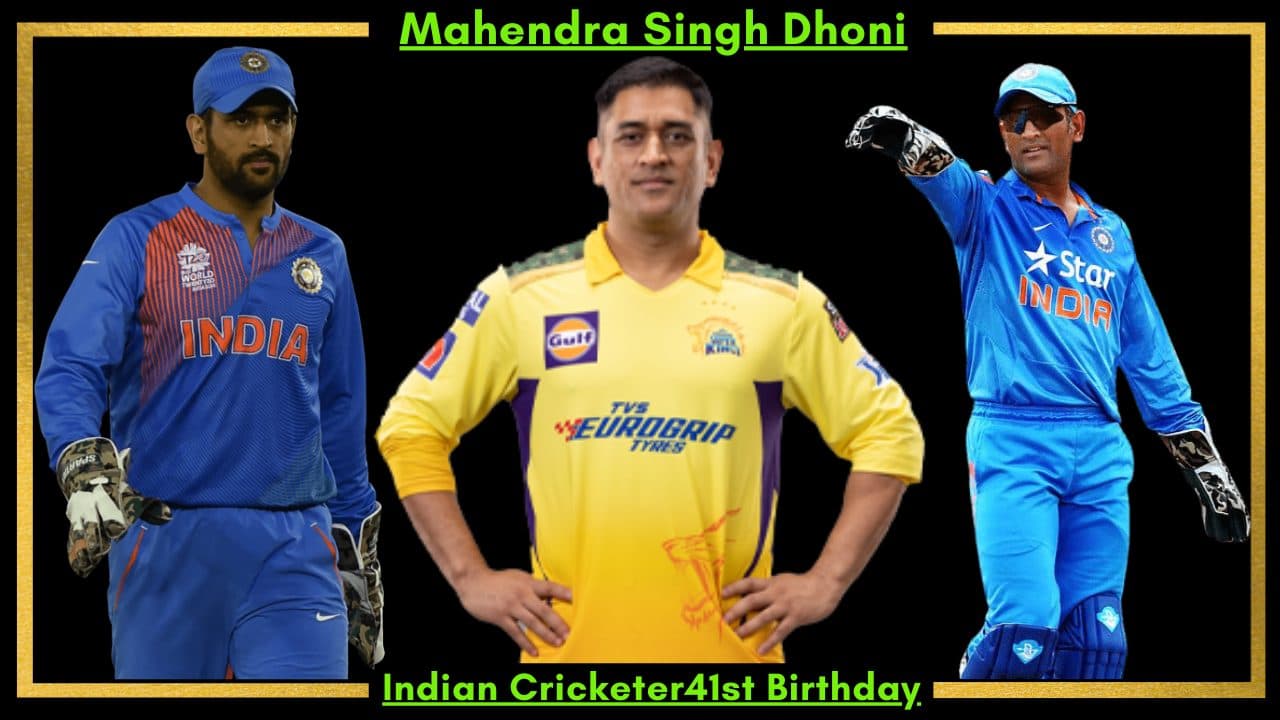 Indian Cricketer Mahendra Singh Dhoni’s 41st Birthday
