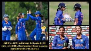 INDW vs SLW India beat Sri Lanka by 39 runs in 3rd ODI, Harmanpreet Kaur was also named Player of the Series