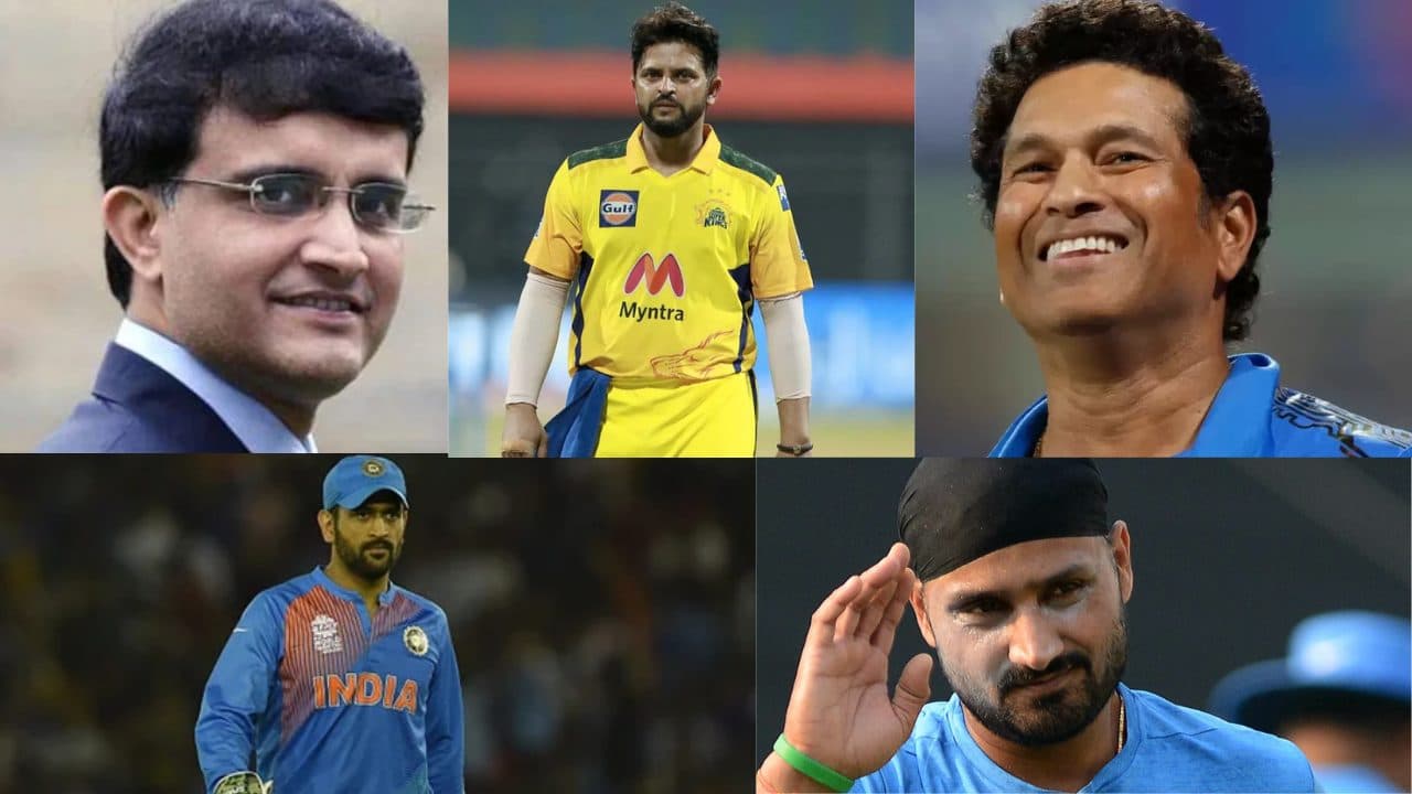 IND vs ENG: Dhoni, Tendulkar, Sourav Ganguly, Harbhajan and Suresh Raina seen in the audience during the second ODI