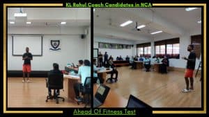 KL Rahul NCA Fitness Test