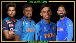 IND vs WI T20s Players