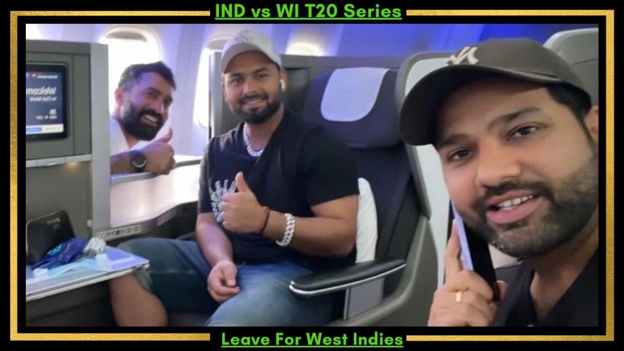 IND vs WI T20 Series: Rohit Sharma, Rishabh Pant, and Dinesh Karthik Leave For West Indies