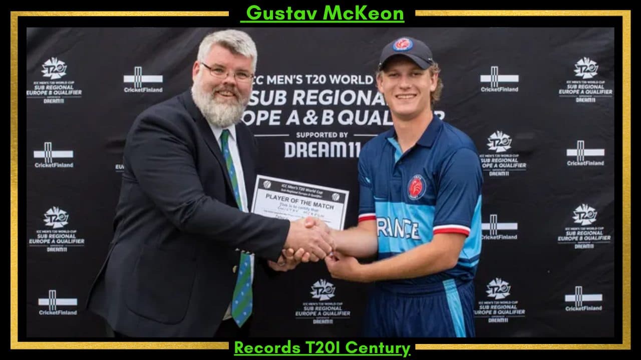 French Opener Gustav McKeon Breaks Records For Another T20I Century