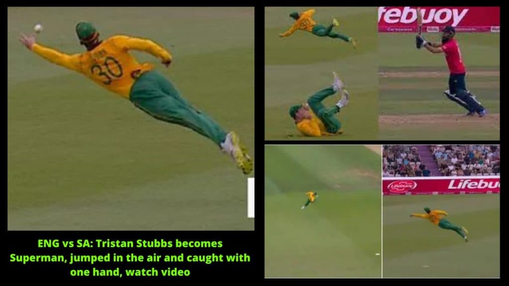 ENG vs SA Tristan Stubbs becomes Superman, jumped in the air and caught with one hand, watch video