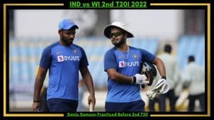 Sanju Practiced Before 2nd T20