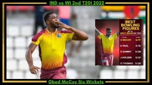 Obed McCoy Six Wickets