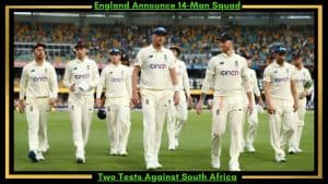 Eng Announce 14-Man Squad