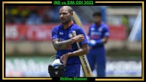 Shikhar Ind vs Zim ODI