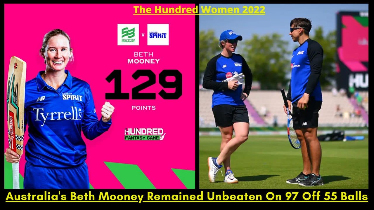 The Hundred Women 2022: Australia’s Beth Mooney Remained Unbeaten On 97 Off 55 Balls