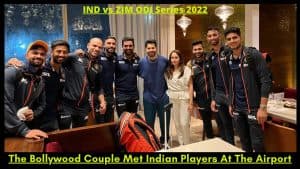 Bollywood Couple Met Indian Players