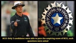 BCCI Only 3 candidates were able to pass the umpiring exam of BCCI, such questions were asked