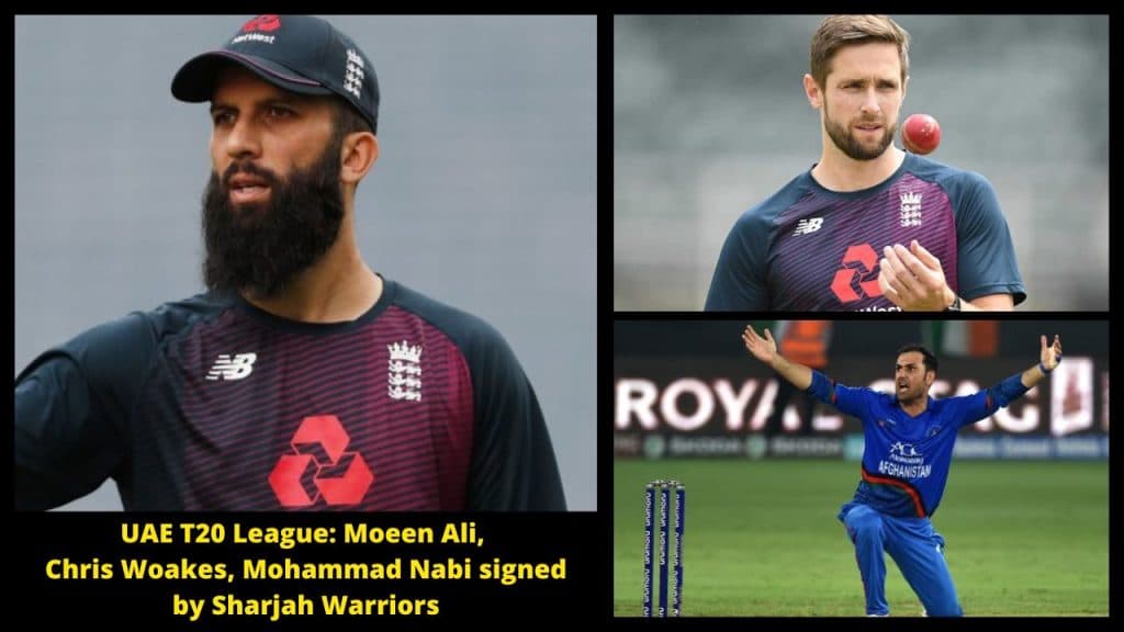 UAE T20 League Moeen Ali, Chris Woakes, Mohammad Nabi signed by Sharjah Warriors