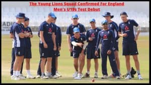 England Men's U19s Test Debut
