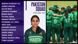 Pakistan Women's T20 Asia Cup 2022