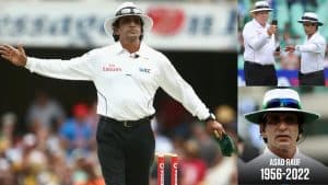 Pak's Umpire Asad Rauf Died