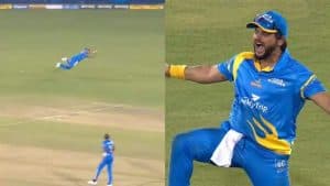 Road Safety 2022 Suresh Raina caught a brilliant catch during the match, watch video
