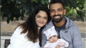 Ajinkya Rahane becomes father again, son born on daughter's birthday