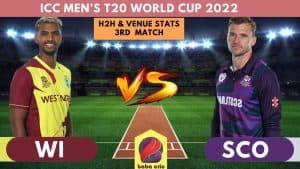 WI vs SCO 3rd match In ICC T20 WC