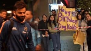 T20 World Cup 2022 Virat Kohli 's pre-birthday celebration seen in Adelaide