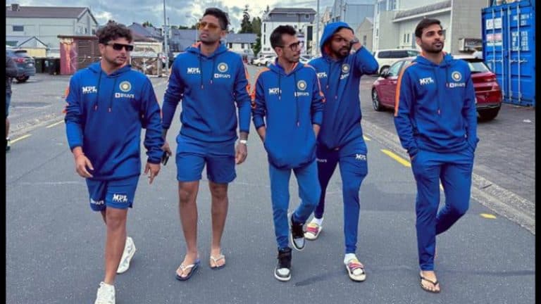 IND Players Reached Napier