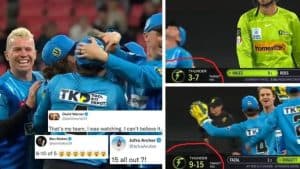 BBL Sydney Thunder have been bowled out for lowest total in T20 cricket history