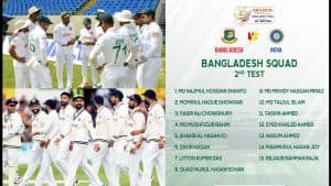 BAN 2nd Test Squad Announce