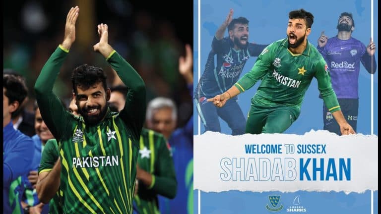 Shadab Signs Sussex T20 Blast