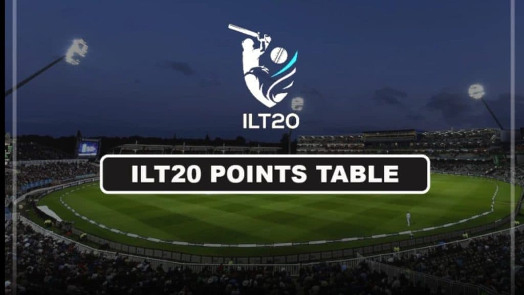 ILT20 MI Top Points Table