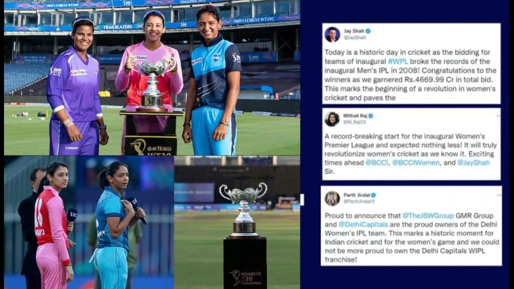 Women's IPL Teams Reactions