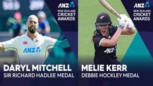 NZC Melie Kerr and Daryl Mitchell carry off Supreme Awards