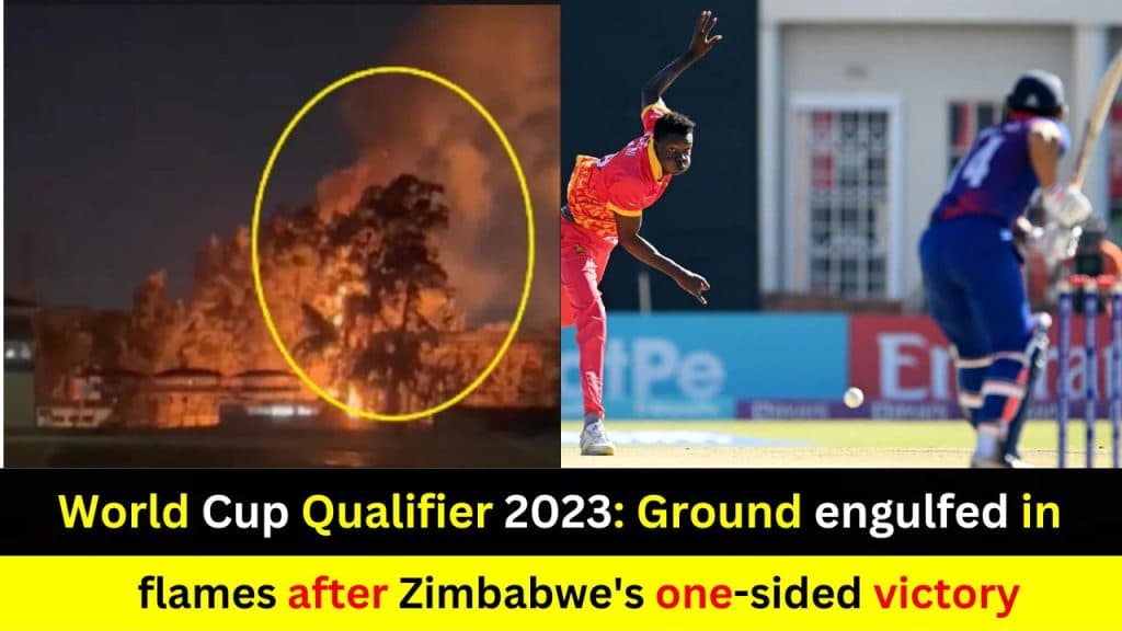 World Cup Qualifier 2023: Ground engulfed in flames after Zimbabwe 's one-sided victory