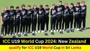ICC U19 World Cup 2024: New Zealand qualify for ICC U19 World Cup in Sri Lanka